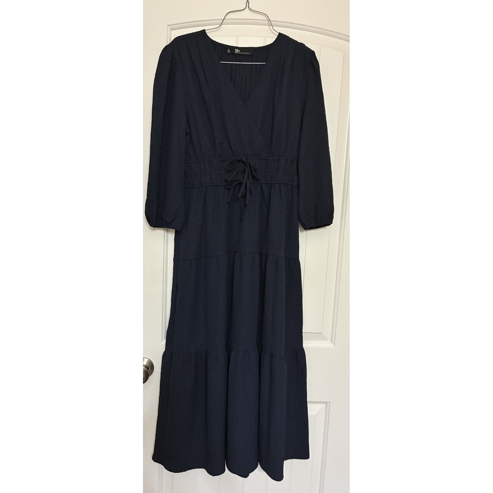 Be by Chetta B Navy Blue Dress Size S